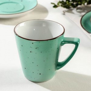 Кружка фарфоровая DOTS menta, 270 мл