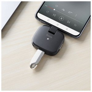 Хаб USB HUB HOCO HB11 концентратор для зарядки гаджетов, USB Разветвитель 3 гнезда USB вход и Type-C выход