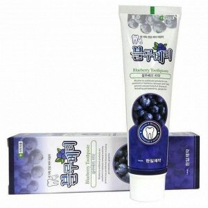Hanil Зубная паста с экстрактом голубики / Natural A Blueberry Toothpaste, 180 г