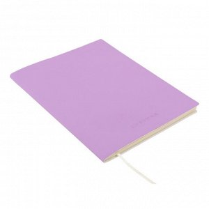Дневник универсальный для 1-11 класса Lilac soft touch, мягкая обложка, искусственная кожа, ляссе, 80 г/м2