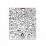 Тетрадь 48 листов в клетку ErichKrause Add Color Animals, обложка мелованный картон, блок офсет 100% белизны, микс