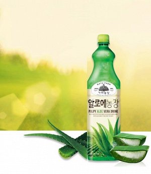 Напиток алоэ "Gaya Farm" безалкогольный, Woongjin, пл/б, 1,5л
