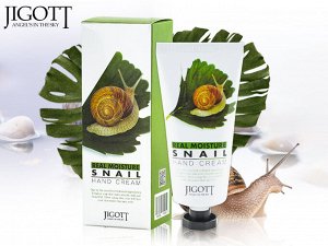 Jigott Питательный крем для рук Улитка, 100 мл