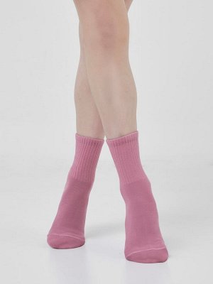Детские высокие носки пурпурного цвета (1 упаковка по 5 пар)