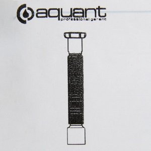 Гофро труба Aquant, 1 1/2" х 50 мм, без выпуска
