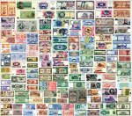 Набор разных банкнот Мира 100 штук UNC
