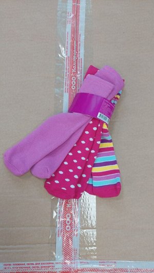 Носки для девочки теплые 3 шт