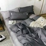 Постельное белье, комплект Евро Макси &quot;Жду тебя&quot; 6 предметов: пододеяльник 215х240см на пуговицах, евро-простыня 220х240см, 2 наволочки 70х70см, 2 наволочки 50х70см - &quot;французский кант&quot;, твил-сатин 11