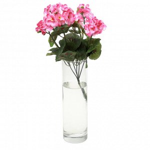 Букет "Герань" цвет - розовый, 35см, 5 цветков (Китай)