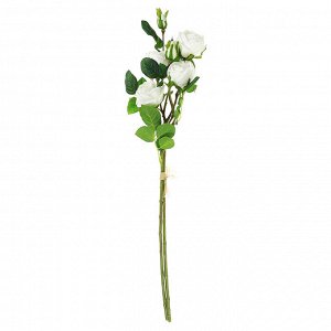 Букет "Роза" цвет - белый, 80см, 4 цветка, 4 бутона (Китай)
