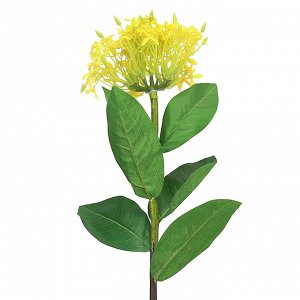 Цветок "Искора" цвет - желтый, 65см, цветок - 13х8см (Китай)