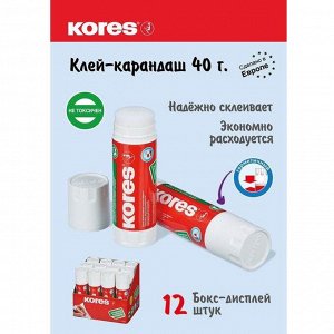 Клей-карандаш 40г KORES 12403