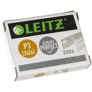 Степлер LEITZ L5501 (N24/6) до 25 лист. черный антистеплер...