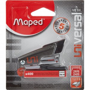 Степлер Maped UNIVERSAL METAL (№24/6,26/6),15 лист.,с антистепл...