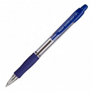 Ручка шариковая авт PILOT BPGP-10R-F резин.манжет.синяя 0,22мм Яп...