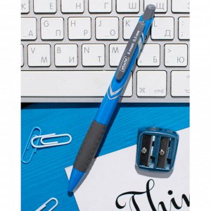 Ручка шариковая автоматичAttache Xtream,синий корпус,цвет чернил-...
