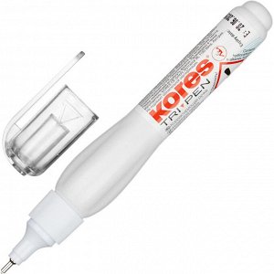 Корректирующий карандаш 10г (8мл)Kores Tri Pen, металлический нак...