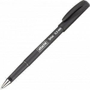 Ручка гелевая неавтоматическая Attache, корп.черн., стерж. черный...