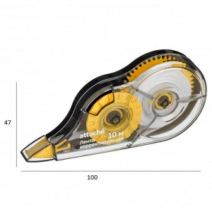 Корректирующая лента Attache Economy 5ммх10м, цвет ассорти, AN...