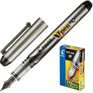 Ручка перьевая PILOT одноразовая SVP-4M V-Pen, черные чернила, 0,...