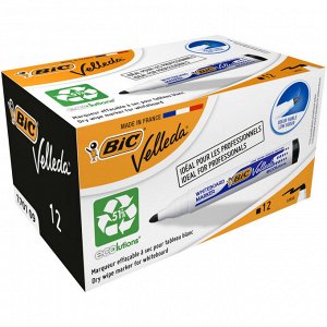 Маркер для белых досок Bic Velleda 1701 1.4-4.95 мм черный...