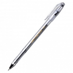 Ручка гелевая неавтоматическая CROWN Hi-Jell черная 0,5мм HJR-500...