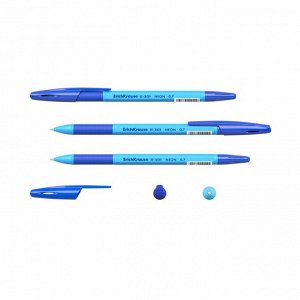 Ручка шариковая неавт ErichKrause R-301 Neon Stick&Grip 0.7, цв ч...