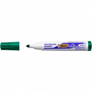 Маркер для белых досок Bic Velleda 1701 1.4-4.95 мм зеленый...