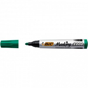 Маркер перманентный BIC Marking 2000 1.7-4.9 мм зеленый...