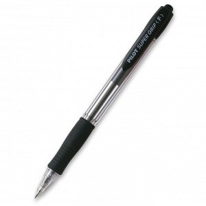 Ручка шариковая автоматическая PILOT BPGP-10R-F резин.черная 0,22...