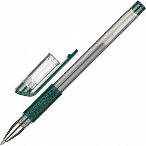 Ручка гелевая неавтоматическая Attache Gelios-010, зеленый, 0,5мм...