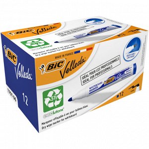 Маркер для белых досок Bic Velleda 1701 1.4-4.95 мм синий...