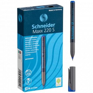 Маркер перманентный Schneider Maxx 220S 0,4 мм синий...