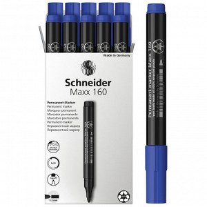 Маркер перманентный Schneider Maxx 160 3 мм синий...