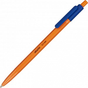 Ручка шариковая автоматическая. Attache Economy оранж.корп.,синий...