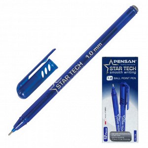 Ручка шариковая неавтоматическая PENSAN STAR TECH 1,0 синяя...