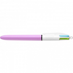 Ручка шариковая автомат BIC 4 Colours Fun фиолет, розовый, голуб,...