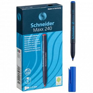 Маркер перманентный Schneider Maxx 240 2 мм синий...