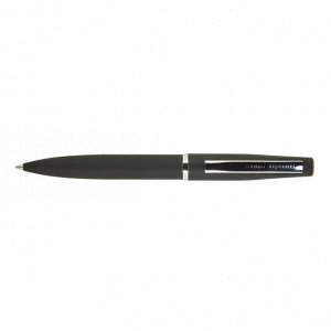 Ручка шариковая автомат PORTOFINO черный металл,1 мм, синяя, 20-0...