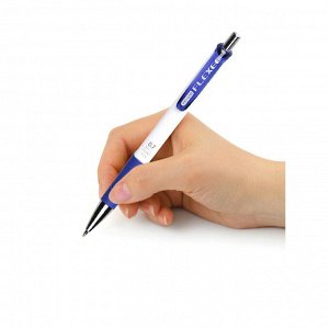 Ручка шариковая автоматическая FLEXOFFICE FLEXEE 0,7мм синяя FO-...