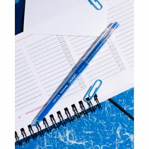 Ручка гелевая неавтоматическая Attache Harmony,цвет чернил-синий...