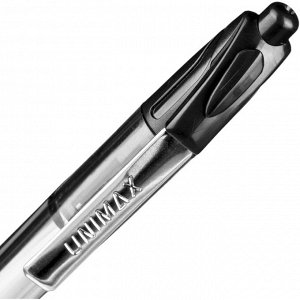 Ручка шариковая автоматическая Unimax Glide Trio RT GP Steel 0,7м...
