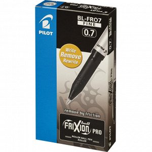 Ручка гелевая PILOT BL-FRO7 Frixion Pro резин.манжет. 0,35мм черн...