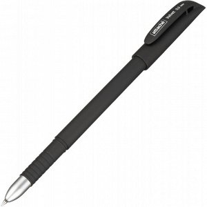 Ручка гелевая неавтоматическая Attache Velvet черный стерж, 0,5мм...