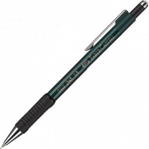 Карандаш механический Faber-Castell GRIP1345,0,5мм,зел.металл...