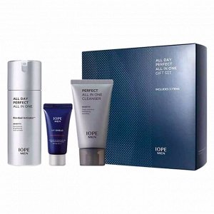 IOPE MEN ALL DAY PERFECT ALL IN ONE GIFT SET (120ml+50ml+15ml)