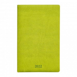 Еженедельник датированный 2022 зеленый А5, 64л. Vienna AZ2125emb/...