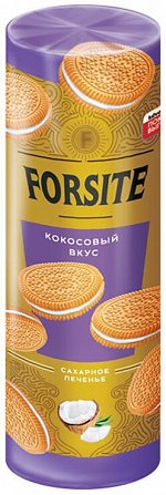 «Forsite», печенье-сэндвич с кокосовым вкусом, 220г