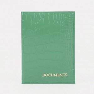 Обложка для автодокументов 4656943 зеленая 02048
