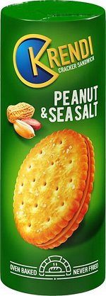 «Krendi», крекер-сэндвич Peanut&amp;sea salt, 170г